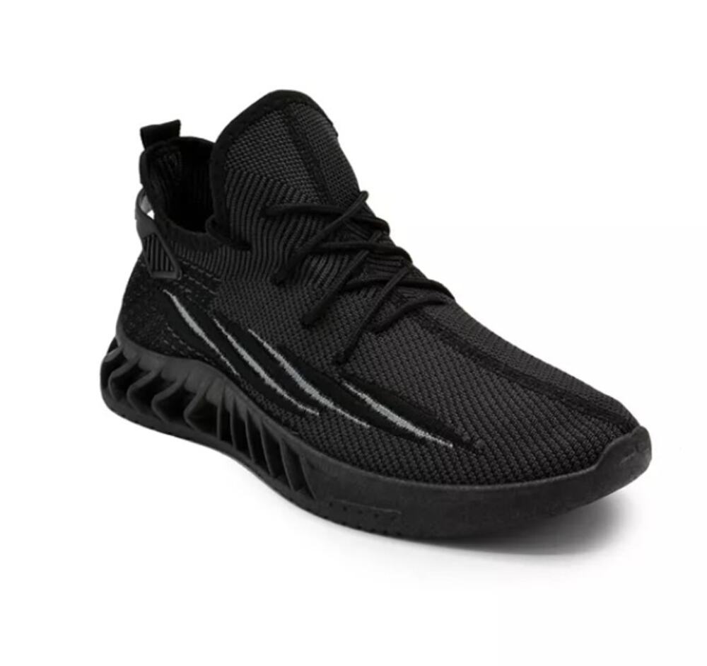 Akademiks Fit-03 Shoes Mens Size 11 Black Mesh Running Athletic Sneakers New Box